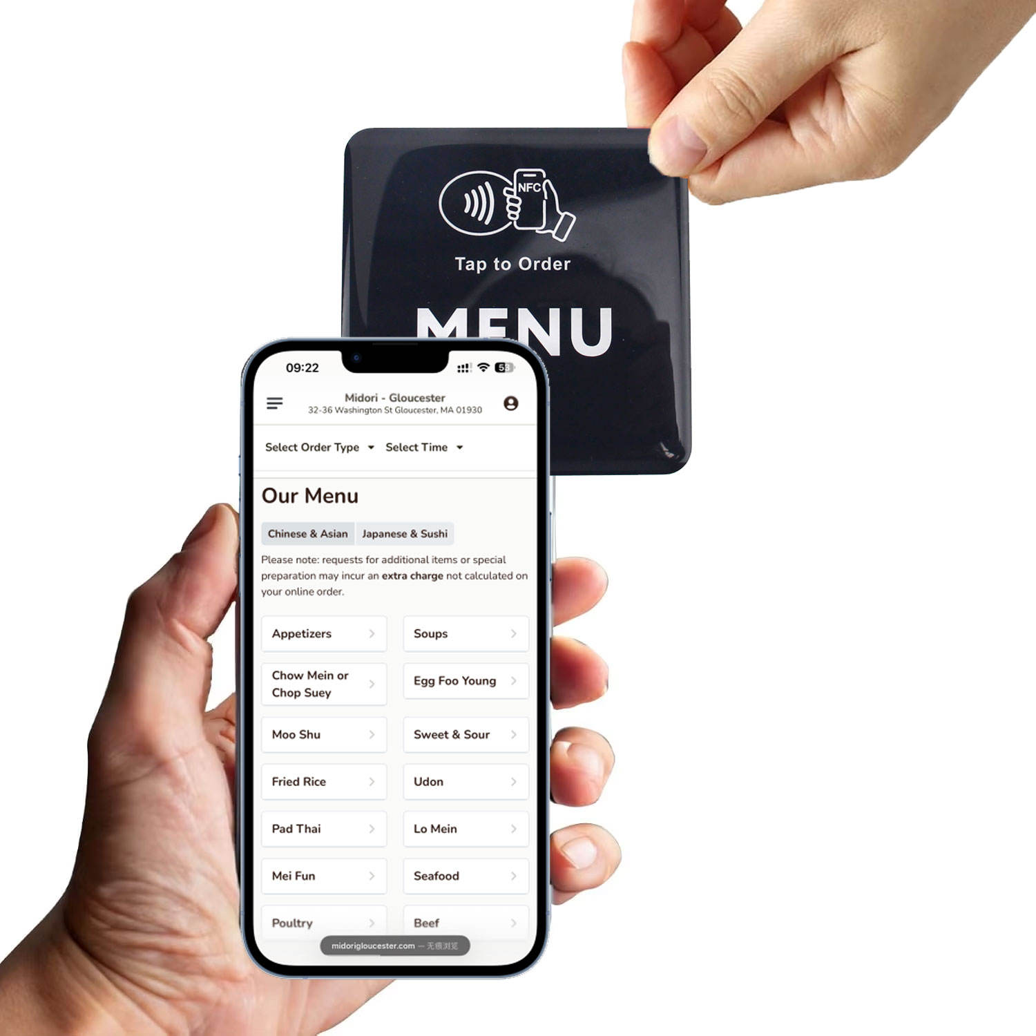 Menú Digital NFC